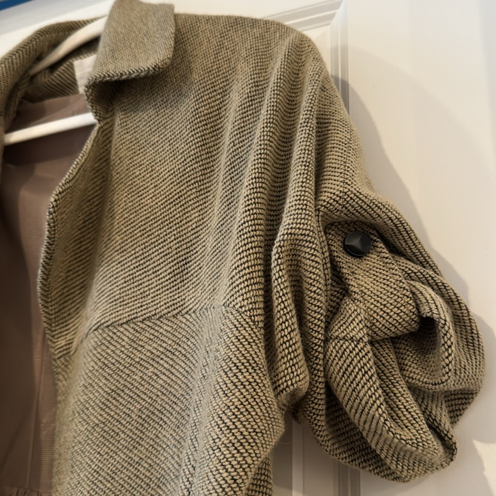 Trendy LUSH Quarter Sleeve Tweed-like Jacket Small - Picture 6 of 11